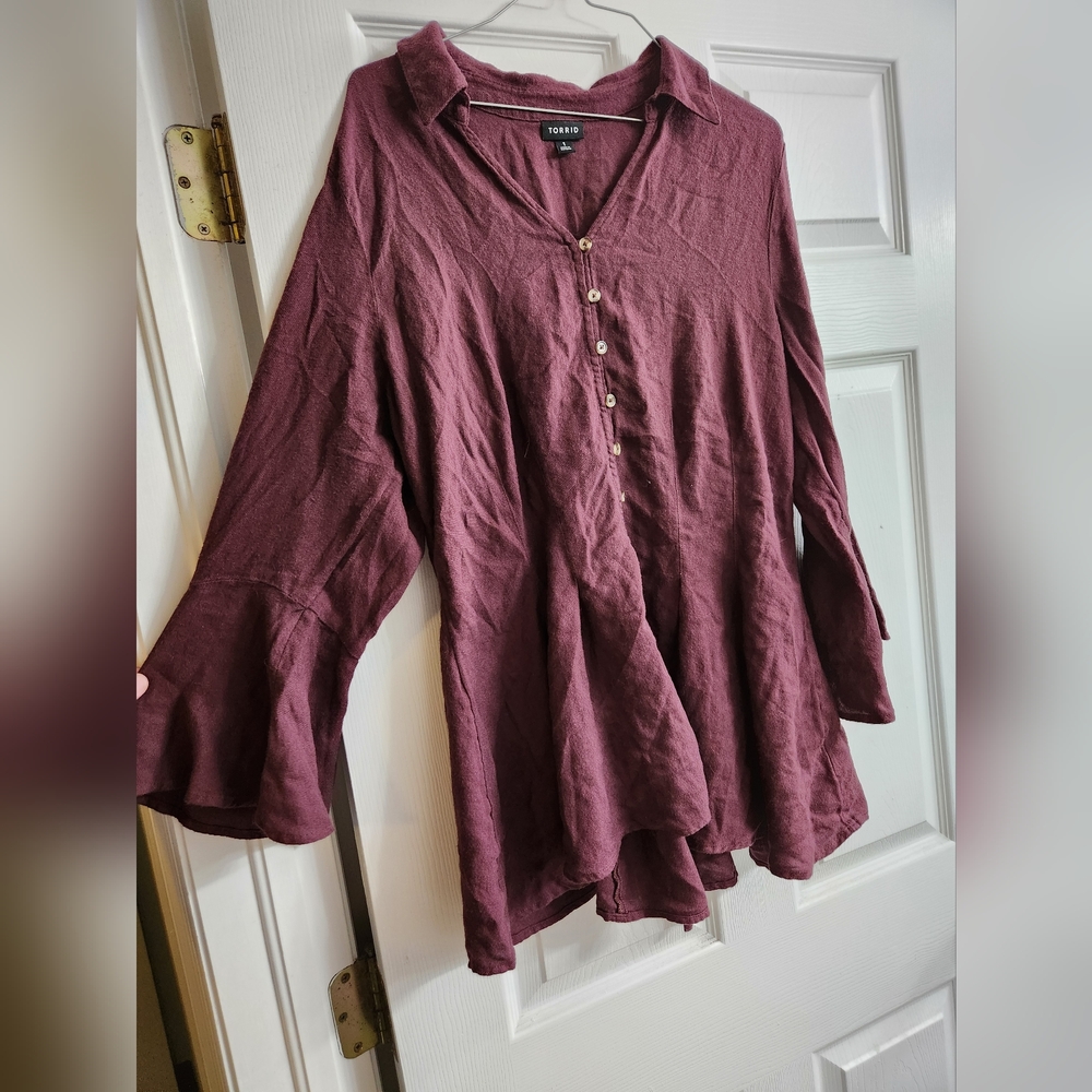 Torrid Wine Tunic